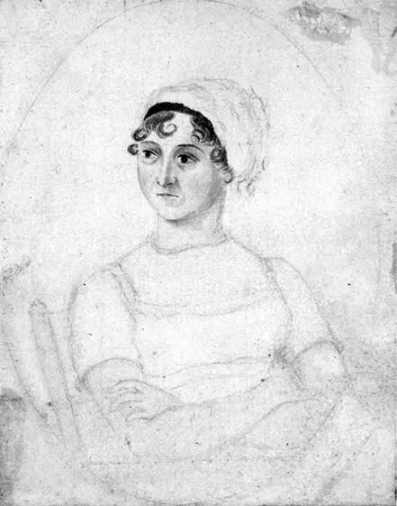 Jane Austen Aquarell von ihrer Schwester Cassandra Austen um 1810 - фото 1