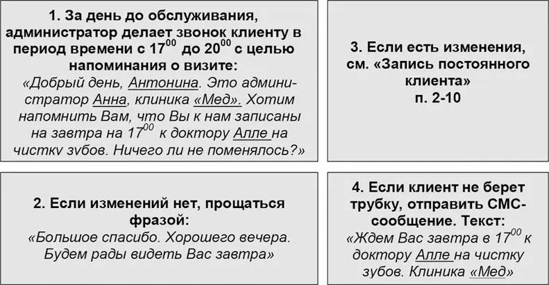 Расчет клиента Запись на следующее обслуживание или договоренность о - фото 8