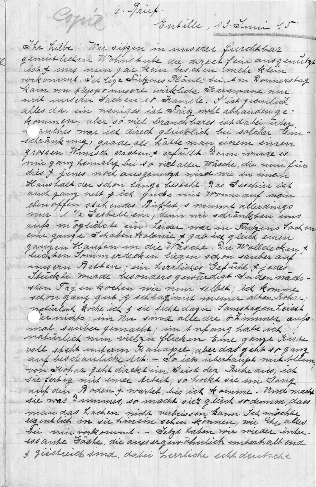 Claras sechster Brief nach Hause aus Entilli Clara sorgt vor dass ihre Briefe - фото 15