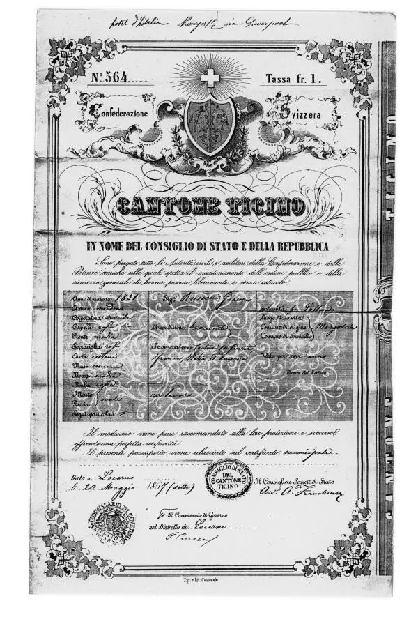 Der Pass von Barbarossa aus dem Jahre 1867 Der erste Brief von Barbarossa 17 - фото 5