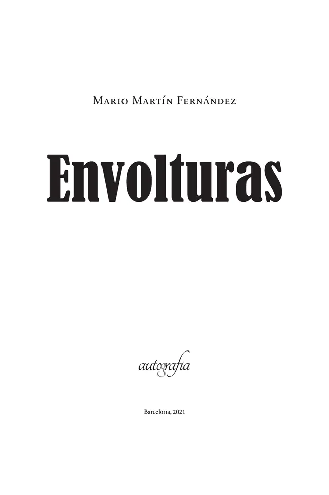 Envolturas Fernández Mario Martín ISBN 9788419198280 1ª edición - фото 2