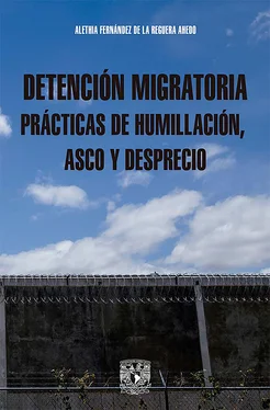 Alethia Fernández de la Reguera Ahedo Detención migratoria prácticas de humillación, asco y desprecio обложка книги