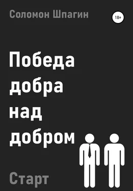 Соломон Шпагин Победа добра над добром. Старт обложка книги