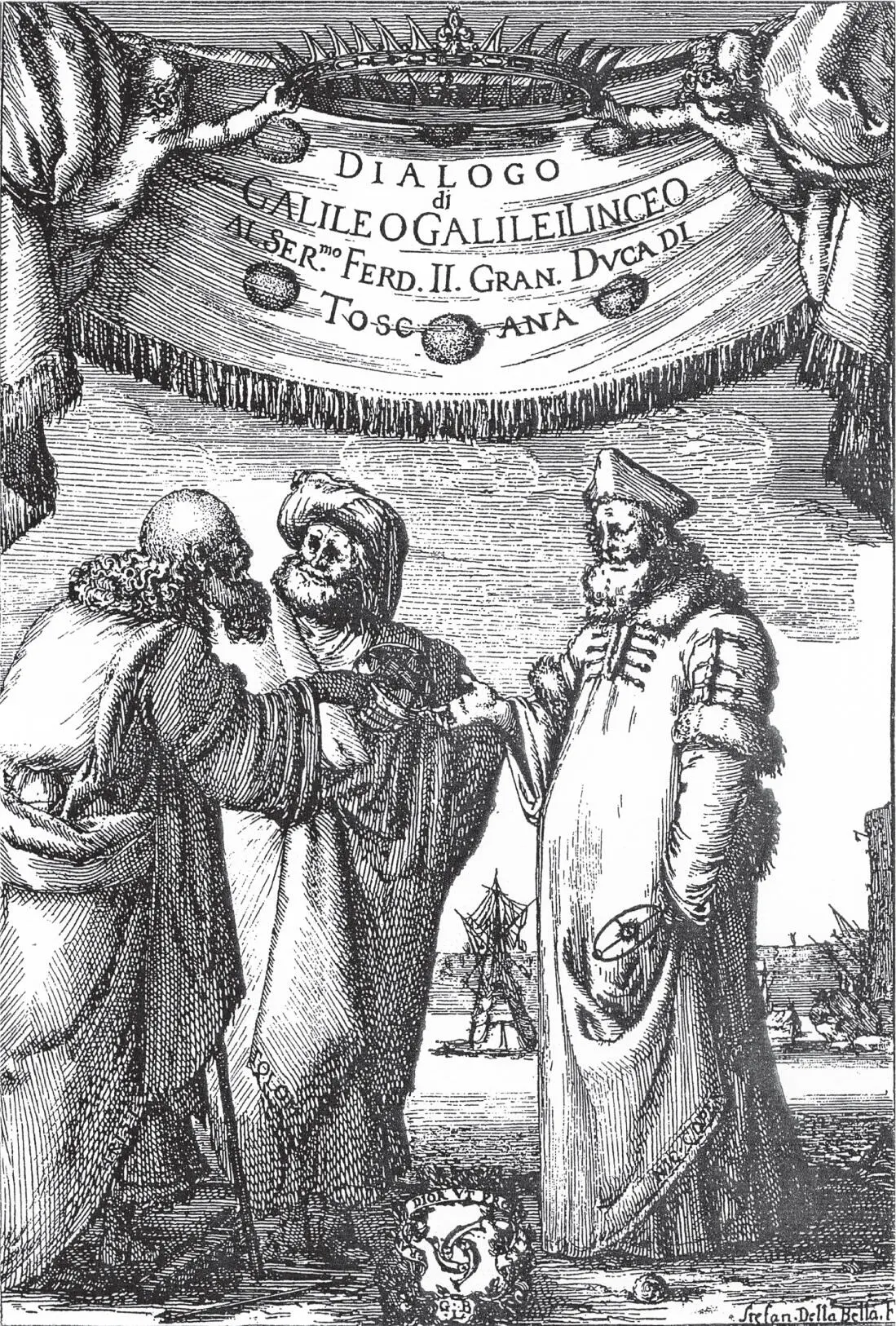 Aristoteles Ptolemäus und Kopernikus im Gespräch Titelbild für Galileo - фото 8