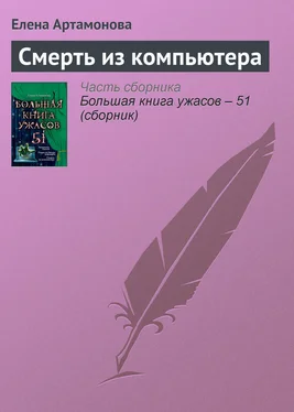 Елена Артамонова Смерть из компьютера обложка книги