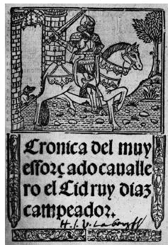 Fig 2 Portada de la edición de la Crónica del Cid Sevilla Juan Cromberger - фото 4