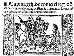 Fig 3 Capítulo XXII de la Crónica del Cid Sevilla Juan Cromberger 1525 - фото 6