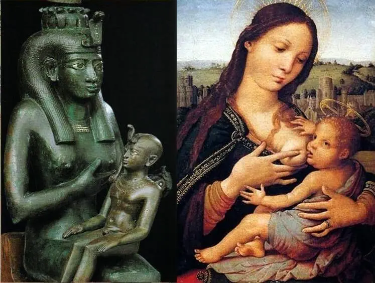 FOTO 1 Eis a extraordinária união entre a deusa Isis e a Virgem Cristã As - фото 4