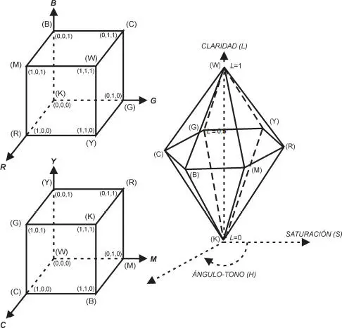Fig 23 Representación tridimensional de los espacios básicos de - фото 36