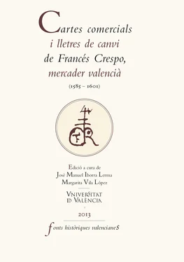 Francés Crespo Cartes comercials i lletres de canvi de Francés Crespo, mercader valencià (1585-1601) обложка книги