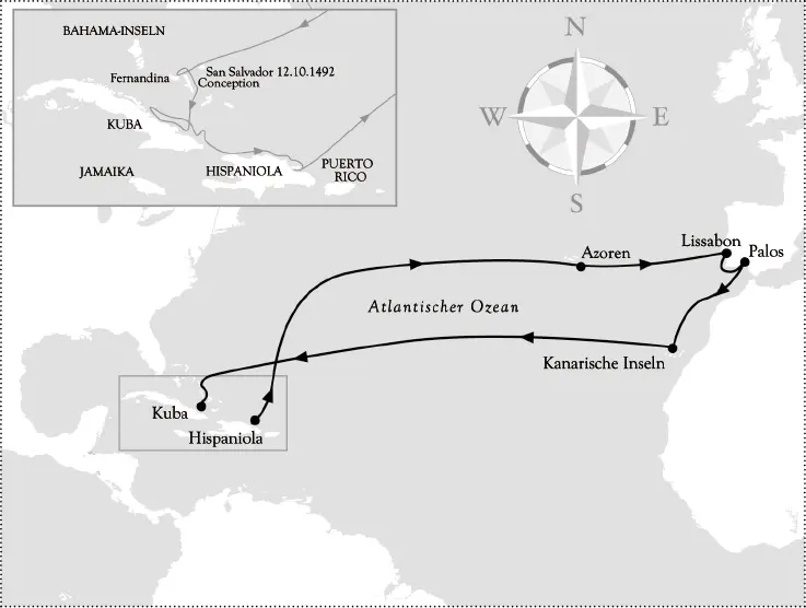 Die erste Fahrt von Christóbal Colón 3 August 1492 15 März 1493 Die - фото 2