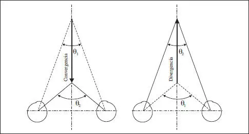 Fig 53 Ejemplos de vergencias En la convergencia θ 1 θ 2 mientras que en - фото 99