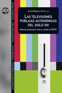 AAVV Las televisiones públicas autonómicas del siglo XXI обложка книги
