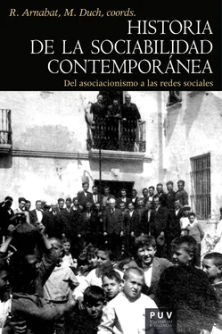 AAVV Historia de la sociabilidad contemporánea обложка книги