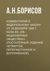 Александр Борисов - Комментарий к Федеральному закону от 26 декабря 1995 г. №208-ФЗ «Об акционерных обществах» (постатейный; издание четвертое, переработанное и дополненное)