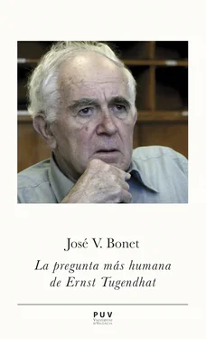 Manuel Jiménez Redondo La pregunta más humana de Ernst Tugendhat обложка книги