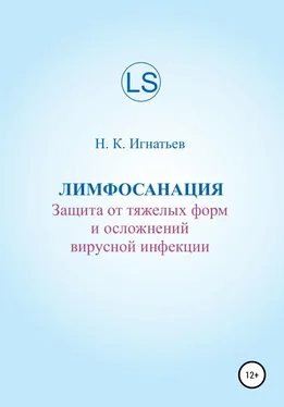 Николай Игнатьев Лимфосанация: защита от тяжелых форм и осложнений вирусной инфекции обложка книги