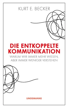 Kurt E. Becker Die entkoppelte Kommunikation обложка книги