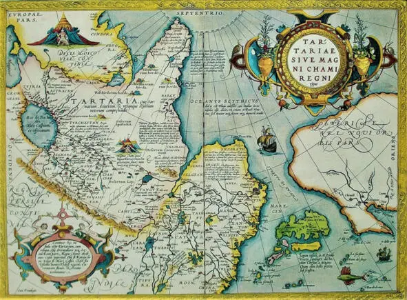 Карта Великой Татарии и Королевства Чам Латинская Субедей Сибедейлатинское - фото 2