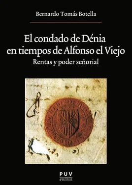 Bernardo Tomás Botella El condado de Dénia en tiempos de Alfonso el Viejo обложка книги