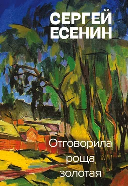 Сергей Есенин Отговорила роща золотая обложка книги