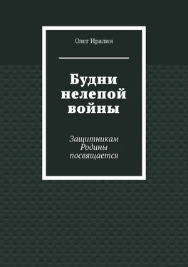 Олег Иралин Будни нелепой войны. Защитникам Родины посвящается обложка книги