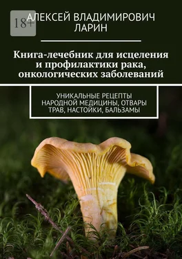 Алексей Ларин Книга-лечебник для исцеления и профилактики рака, онкологических заболеваний. Уникальные рецепты народной медицины, отвары трав, настойки, бальзамы обложка книги