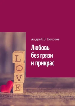 Андрей Болотов Любовь без грязи и прикрас обложка книги