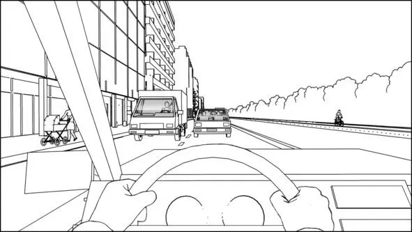 At that moment when the truck and the wagon just passed each other through - фото 19