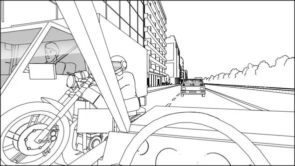 And only at this moment the driver having come to his senses presses on the - фото 26