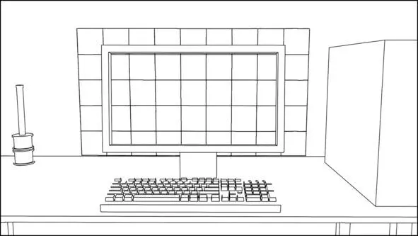 The size of the cells coincided but the image on the monitor screen is - фото 32
