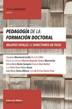 Viviana Mancovsky Pedagogía de la formación doctoral обложка книги