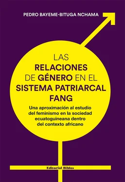 Pedro Bayeme-Bituga Nchama Las relaciones de género en el sistema patriarcal fang обложка книги