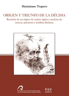 Maximiano Trapero Trapero Origen y triunfo de la décima обложка книги