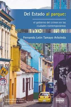 Fernando León Tamayo Arboleda Del Estado al parque: el gobierno del crimen en las ciudades contemporáneas обложка книги