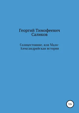 Георгий Саликов Солнцестояние, или Мало-Александрийская история обложка книги