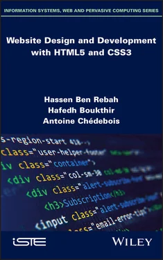 Hassen Ben Rebah Website Design and Development with HTML5 and CSS3 обложка книги
