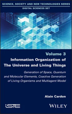 Alain Cardon Information Organization of the Universe and Living Things обложка книги