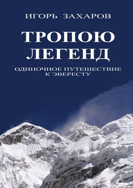 Игорь Захаров Тропою легенд. Одиночное путешествие к Эвересту обложка книги