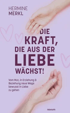 Hermine Merkl Die Kraft, die aus der Liebe wächst! обложка книги