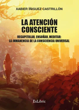 Xabier Íñiguez Castrillón La atención consciente. Recapitular, ensoñar, meditar: la inmanencia de la consciencia universal обложка книги