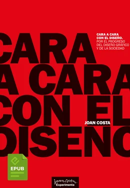 Joan Costa Cara a cara con el diseño обложка книги