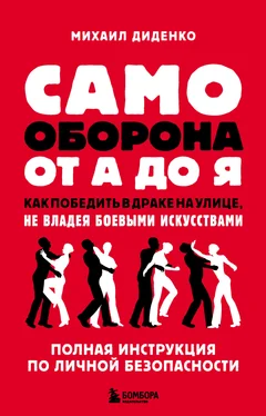 Михаил Диденко Самооборона от А до Я. Как победить в драке на улице, не владея боевыми искусствами обложка книги