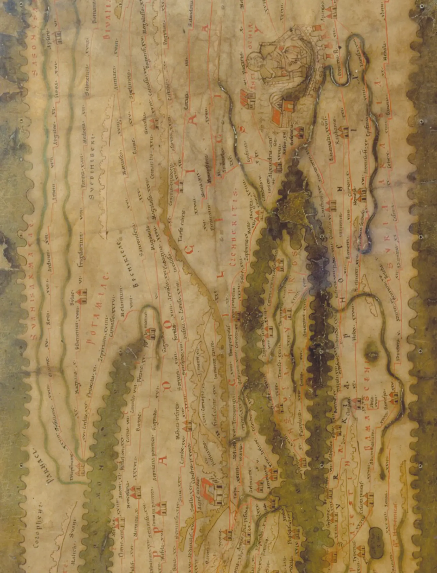 Figure 31 Near Eastern section from the Peutinger Table Freely downloadable - фото 8