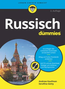 Andrew Kaufman Russisch für Dummies обложка книги
