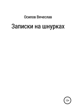 Вячеслав Осипов Записки на шнурках обложка книги