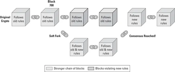 John Wiley Sons Inc FIGURE 22An example of a soft fork Say the soft - фото 28