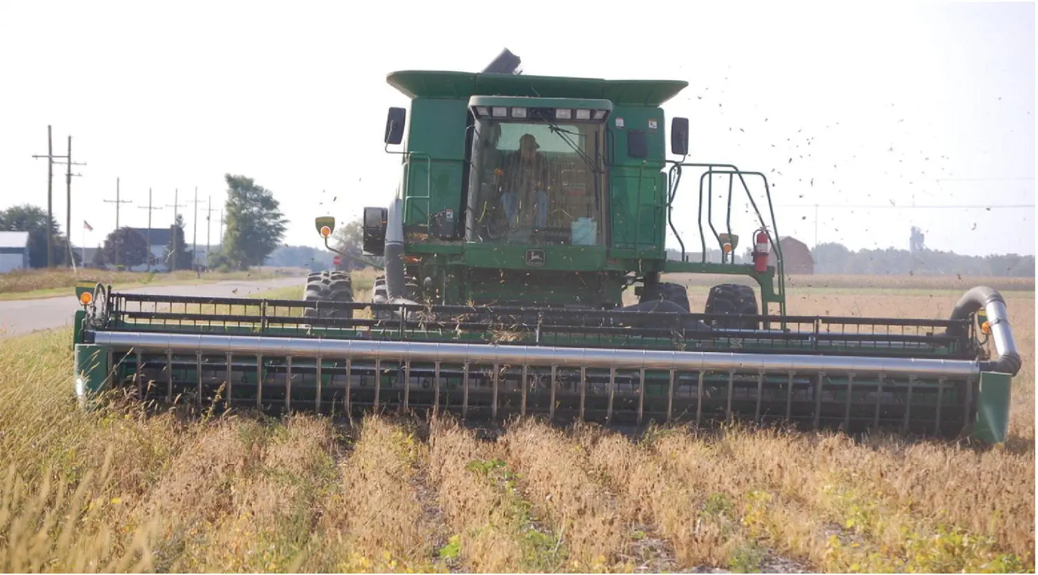 Fig 26 Direct combining navy beans in Michigan The use of markerassisted - фото 16