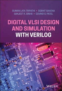 Suman Lata Tripathi Digital VLSI Design and Simulation with Verilog обложка книги