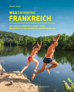 Daniel Start Wild Swimming Frankreich обложка книги
